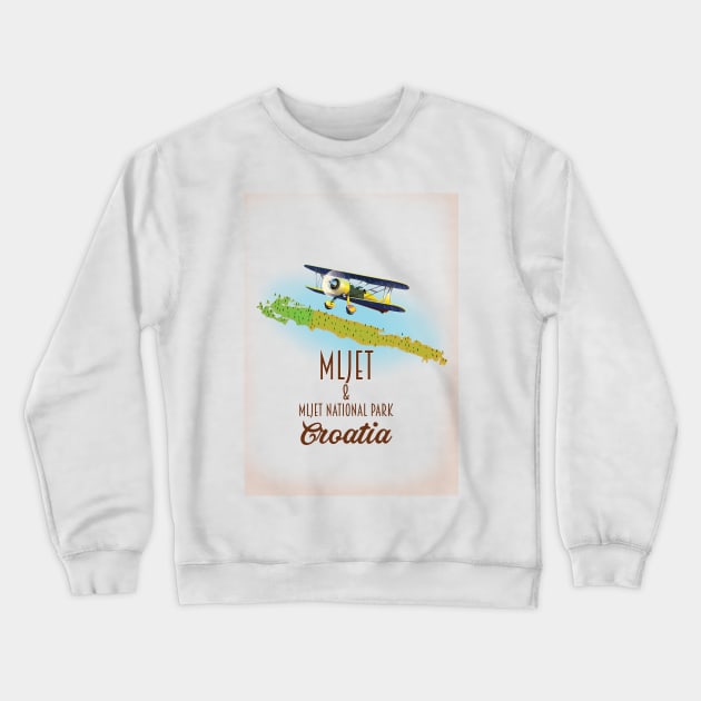 Mljet National Park Croatia Crewneck Sweatshirt by nickemporium1